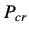 $ P_{cr}$