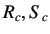 $ R_c,S_c$