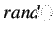 $ rand()$